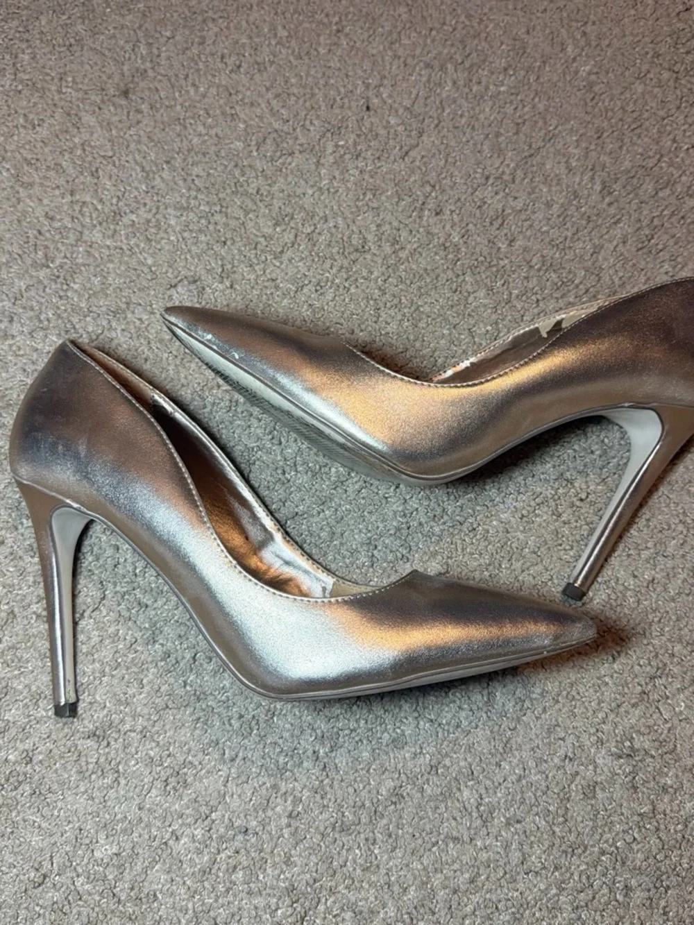 Call It Spring Metallic Gold Pointed-Toe Pumps